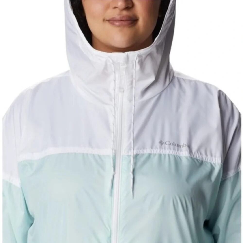 Columbia Flash Challenger Long Windbreaker Hiking Outdoor Jacket Like New Sz 1X - Picture 4 of 11